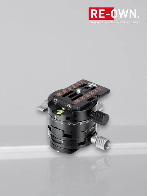 Leofoto G2 Panorama Geared Ballhoofd + NP-60 (nieuwstaat), Audio, Tv en Foto, Fotografie | Statieven en Balhoofden, Zo goed als nieuw