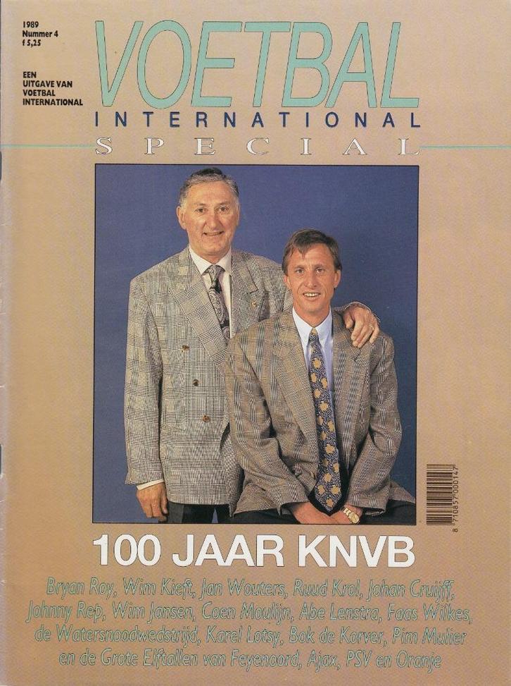 Voetbal International - 1989 - Special - 100 Jaar KNVB, Verzamelen, Tijdschriften, Kranten en Knipsels, Tijdschrift, Nederland