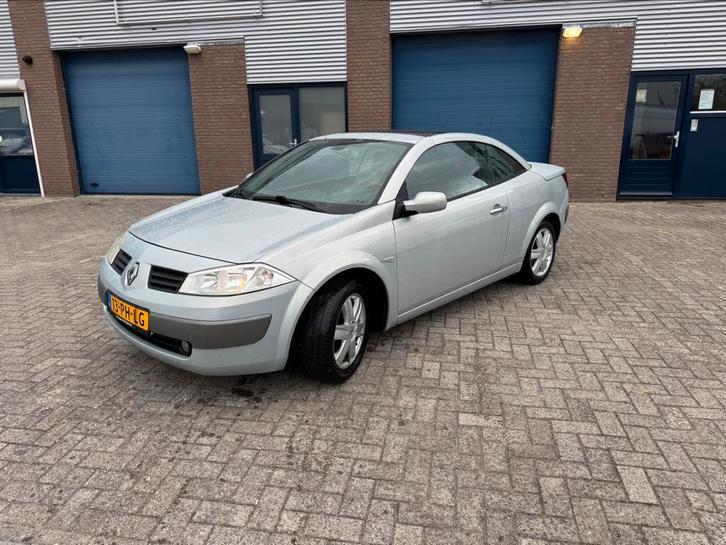 Renault Mégane 1.6 16V Autcom Cabrio 2004 Grijs, Auto's, Renault, Particulier, Te koop, Mégane, ABS, Airbags, Airconditioning