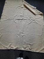 Wollen deken kleed plaid woonplaid PvZ licht geel, Ophalen of Verzenden, Gebruikt
