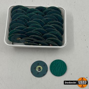 80 korrel slijpschijf op platte binding met klem | 80stuks | beschikbaar voor biedingen
