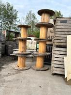 Houten kabelhaspels, Ophalen, Gebruikt