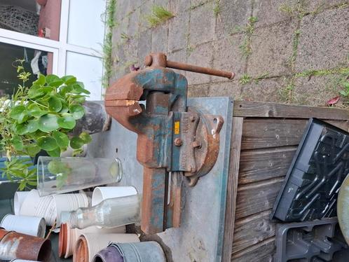 Bankschroef 45 cm lang x 12 cm breed, Doe-het-zelf en Verbouw, Gereedschap | Overige machines, Gebruikt, Ophalen