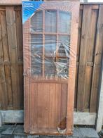 Merbau Massieve Buitendeur 211,5 x 83 Nieuw in Verpakking, Ophalen, 80 tot 100 cm, Nieuw, Buitendeur