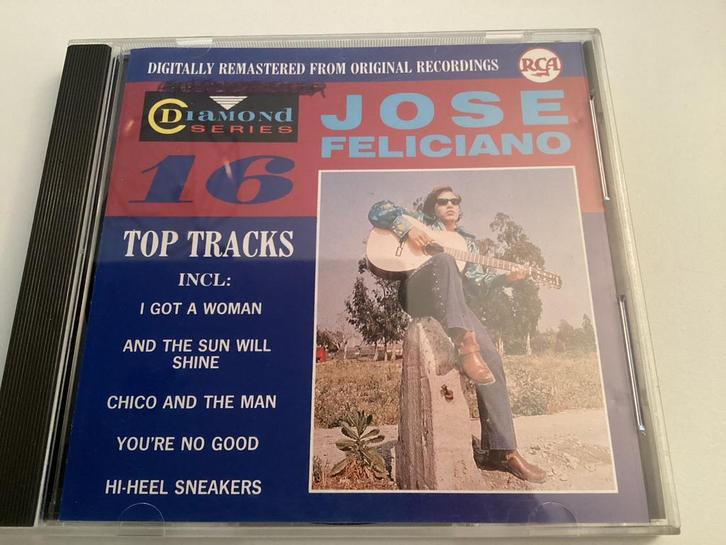 Jose Feliciano - 16 Top Tracks CD, Cd's en Dvd's, Cd's | Overige Cd's, Zo goed als nieuw, Ophalen of Verzenden