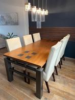 Keukentafel, Huis en Inrichting, Tafels | Eettafels, Ophalen, 50 tot 100 cm, Zo goed als nieuw, Vijf personen of meer