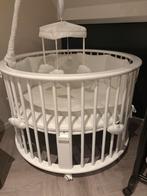 Bopita Ronde Witte Box, Kinderen en Baby's, Boxen, Ophalen of Verzenden, Zo goed als nieuw, Rond, In hoogte verstelbaar