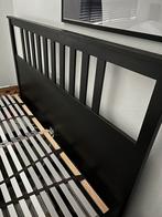 Twee persoonsbed ikea hemnes 180x200, Huis en Inrichting, Slaapkamer | Bedden, Ophalen, Zwart, Tweepersoons, Zo goed als nieuw