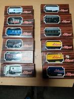 Goederenwagons Lilliput 17 stuks goede staat, Hobby en Vrije tijd, Modeltreinen | H0, Gelijkstroom, Wagon, Ophalen of Verzenden