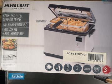 Silvercrest RVS Frituurpan - Gebruikt beschikbaar voor biedingen