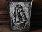 Inkt tekening, Madonna met kind, Ophalen of Verzenden