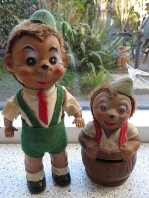 Vintage Mecki de Egel egeltje spaarpot celluloid, Antiek en Kunst, Antiek | Speelgoed, Ophalen of Verzenden