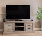Eiken tv meubel 150 cm, Huis en Inrichting, Kasten | Televisiemeubels, Ophalen, Gebruikt, 100 tot 150 cm, Eikenhout