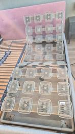 Tempur elektrische 80x200 schotelbodem, 2-motorig, Ophalen, Gebruikt, Eenpersoons, 80 cm