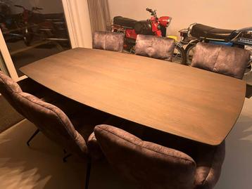 Deens ovale eettafel - massief eiken - 200x100cm beschikbaar voor biedingen