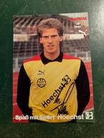 Gesigneerde spelerskaart Uli Stein Eintracht Frankfurt, Ophalen of Verzenden, Spelerskaart