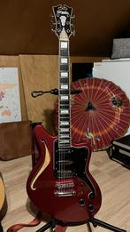 D’angelico Premier Bedford SH Oxblood, Semi-solid body, Zo goed als nieuw, Ophalen, Overige merken