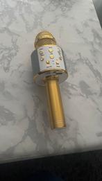 Goudkleurig microfoon, Ophalen of Verzenden, Zangmicrofoon