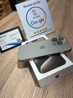 iPhone 15 Pro – 128GB – Natural Titanium 1 jaar garantie, Apple, 88 %, Ophalen of Verzenden, Zo goed als nieuw