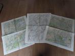 3 jaren 30 stafkaarten Steenwijk  O, Coevorden W, Beilen W, Gelezen, Verzenden, Landkaart, 1800 tot 2000
