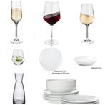 Glazen, bestek & servies te HUUR, Ophalen, Zo goed als nieuw, Overige