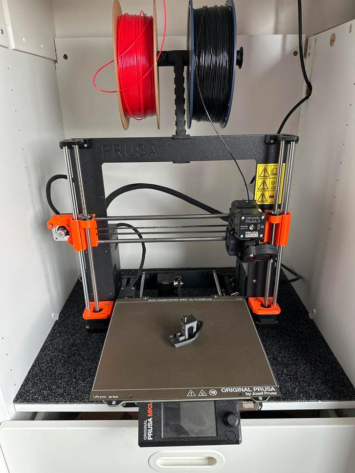 Prusa MK3S 3D Printer, Computers en Software, 3D Printers, Gebruikt, Ingebouwde Wi-Fi, Ophalen