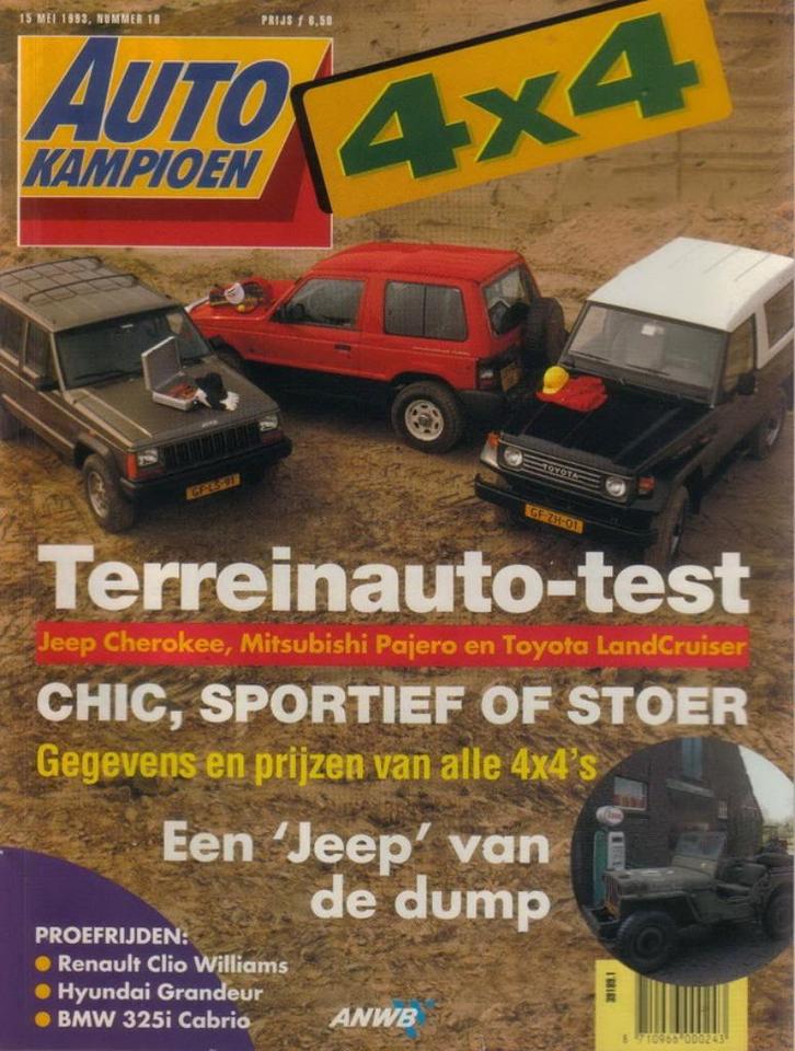 Autokampioen 10 1993 : Renault Clio Williams - Austin A60, Boeken, Auto's | Folders en Tijdschriften, Gelezen, Algemeen, Ophalen of Verzenden