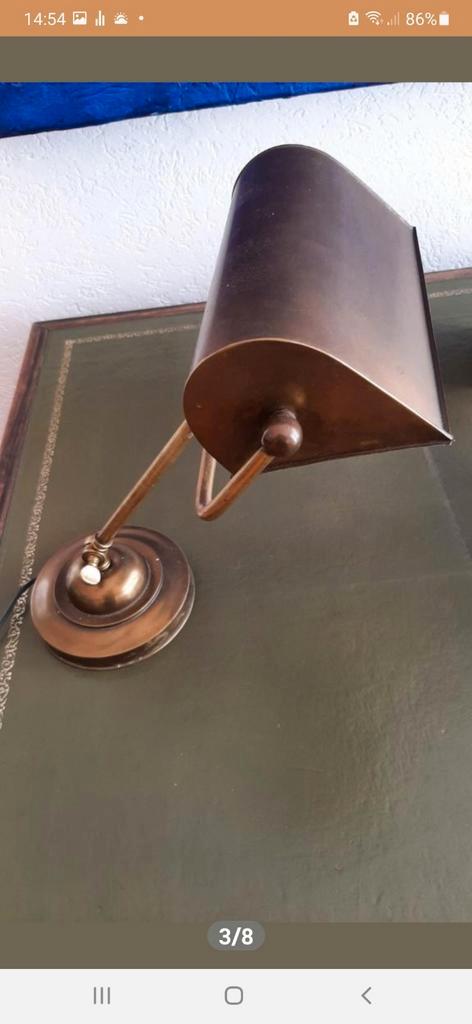 Antieke Notaris Bureaulamp - Originele Staat, Antiek en Kunst, Antiek | Lampen, Ophalen of Verzenden