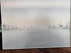 Schilderij John Rijpstra uit Amsterdam, skyline., Ophalen of Verzenden