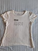 shirt wit van Primark in maat XS met dream erop, Kleding | Dames, T-shirts, Primark, Wit, Ophalen of Verzenden, Korte mouw