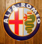 Alfa Romeo Emaille Bord (50cm), Gebruikt, Voor, Ophalen of Verzenden, Alfa Romeo