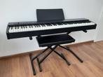 Roland F-20 digitale piano met toebehoren (zie fotos)., Muziek en Instrumenten, Piano's, Ophalen, Zwart, Digitaal, Zo goed als nieuw