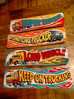 Keep on Trucking vrachtwagen vrachtauto vintage sticker, Ophalen of Verzenden, Zo goed als nieuw
