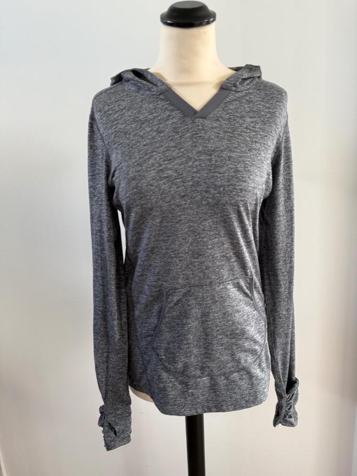 Nieuw grijs Nike Dri-Fit longsleeve shirt capuchon S 36 hood, Kleding | Dames, Sportkleding, Nieuw, Fitness of Aerobics, Maat 36 (S)