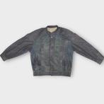 Striwa heren jas maat L (100% leer), Maat 52/54 (L), Tweedehands, Blauw, Tweedehands