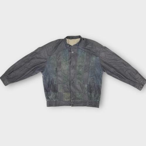 Striwa heren jas maat L (100% leer), Kleding | Heren, Jassen | Zomer, Gedragen, Maat 52/54 (L), Blauw, Ophalen of Verzenden