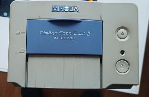 Minolta dimage scan dual II af-2820u, Computers en Software, Scanners, Gebruikt, Diascanner, Windows, Ophalen of Verzenden