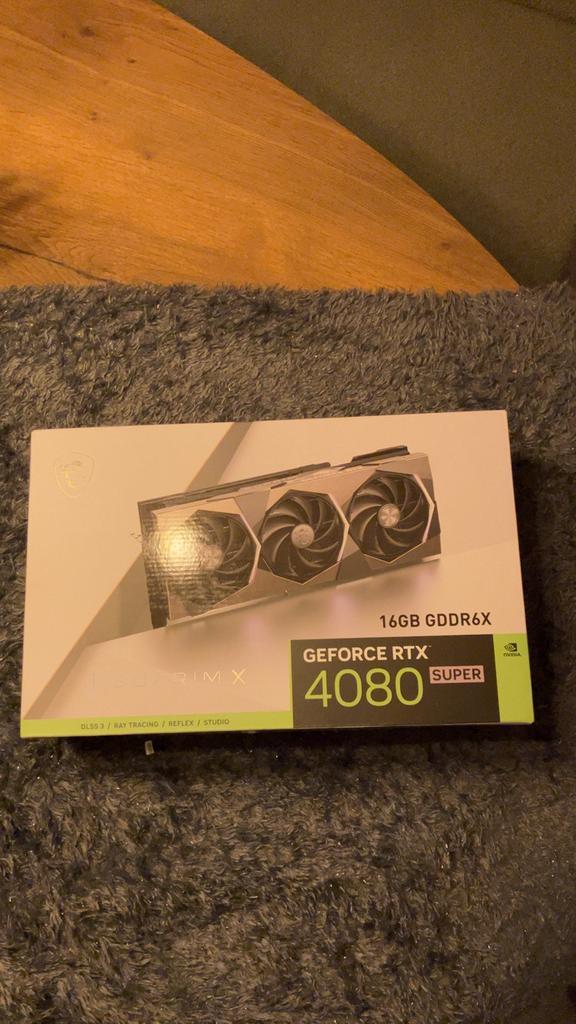 NVIDIA GeForce RTX 4080 SUPRIM X videokaart, Computers en Software, Videokaarten, Zo goed als nieuw, Nvidia, PCI-Express 4.0, GDDR6