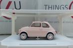 Norev 1:18 Fiat 500 L 1968 roze New baby gift nieuw in doos, Hobby en Vrije tijd, Modelauto's | 1:18, Ophalen of Verzenden, Nieuw