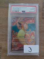 Graded Full Art pokemon kaart Charizard, Ophalen of Verzenden, Nieuw, Losse kaart