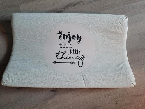 Bébé-jou Aankleedkussen - 72x44cm - Lucky Quotes, Kinderen en Baby's, Kinderkamer | Beddengoed, Zo goed als nieuw, Overige typen