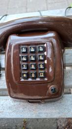 Telefoon vintage retro drukknop ptt t65-tdk, Telecommunicatie, Vaste telefoons | Niet Draadloos, Ophalen of Verzenden, Zo goed als nieuw