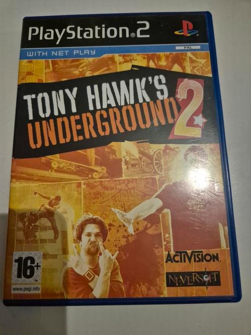 Tony Hawk's Underground 2 PS2, Spelcomputers en Games, Games | Sony PlayStation 2, Zo goed als nieuw, Sport, 1 speler, Ophalen of Verzenden