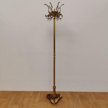 Messing rococo staande kapstok Hollywood Regency hall tree 2 beschikbaar voor biedingen
