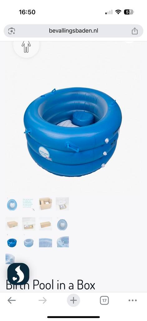 Bevalbad - birth pool 1 keer gebruikt, Kinderen en Baby's, Overige Kinderen en Baby's, Zo goed als nieuw, Ophalen of Verzenden
