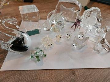 Glazen Beeldjes Collectie 9 beschikbaar voor biedingen