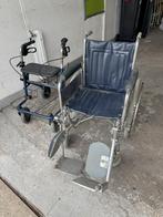 opvouwbare rolstoel een rollator, Ophalen, Inklapbaar, Gebruikt, Duwrolstoel