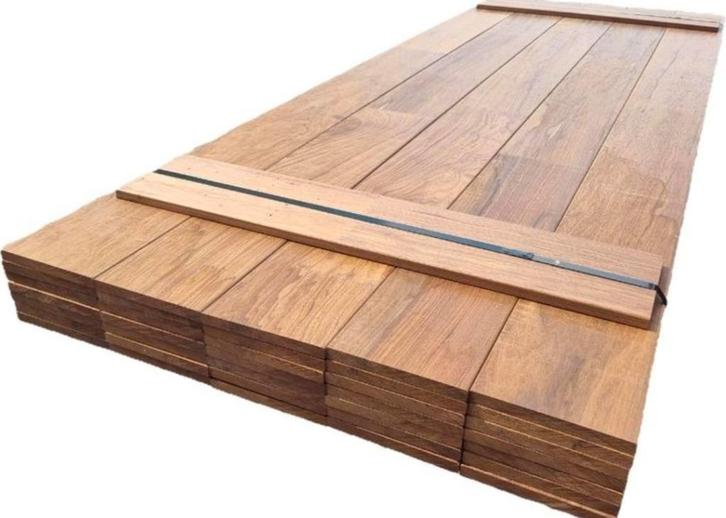 91 meter hardhouten planken 18x185 mm - nr: HP223, Tuin en Terras, Palen, Balken en Planken, Nieuw, Planken, 250 cm of meer, Ophalen