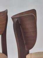 2x vintage eetkamerstoel teak hout stoel hout eettafelstoel, Huis en Inrichting, Stoelen, Ophalen, Gebruikt, Twee, Mid century modern scandi Scandinavisch Zweeds deens