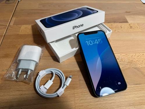 iPhone 12 64 GB Zwart | Accu 92% | 1 jaar garantie, Telecommunicatie, Mobiele telefoons | Apple iPhone, Gebruikt, 64 GB, Zonder abonnement
